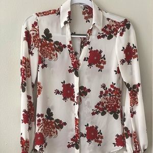 Express Portofino Buttondown Blouse
